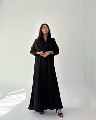 الغيم | بقماش الكريب الاندونيسي الأسود بتقنية الكس...