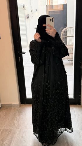 تمني عبايه شيفون ترتر مبطنه