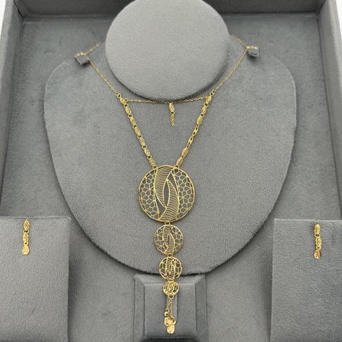 طقم هالة الذهب