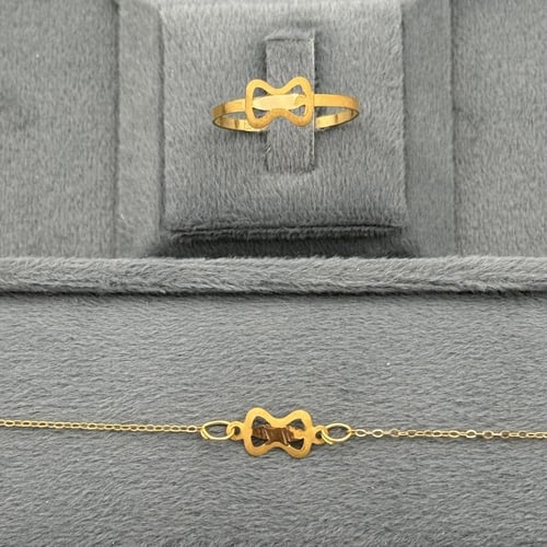 طقم زهرة الذهب