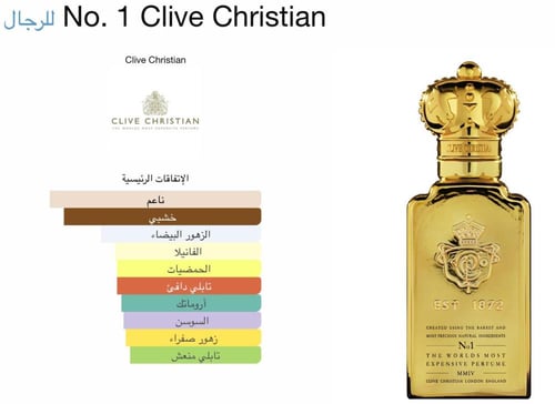 نمبر ١ كلايف كريستيان الرجالي No. 1 Men Clive Chri...