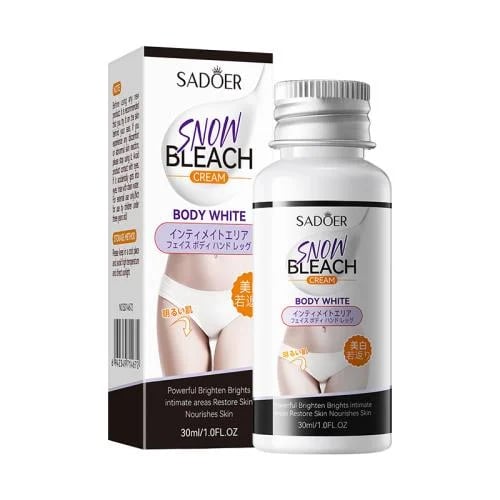 كريم سادور سنو بليتش لتفتيح مظهر المناطق الداكنة وتوحيد لون الجسم 30 مل – SADOER Snow Bleach