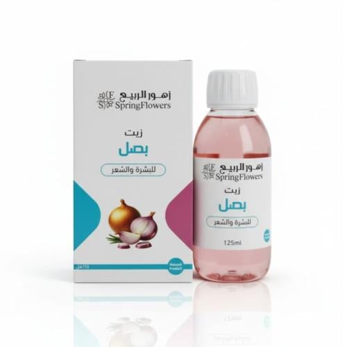 زيت بصل زهور الربيع للبشرة والشعر