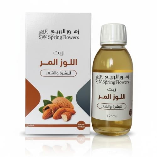 زهور الربيع زيت اللوز المر للبشرة والشعر