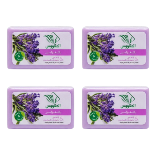 صابون الطاووس بالخزامى إنعاش ونعومة طبيعية 120جرام...