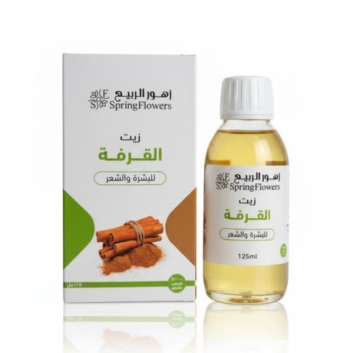 زيت القرفة من زهور الربيع للبشرة والشعر