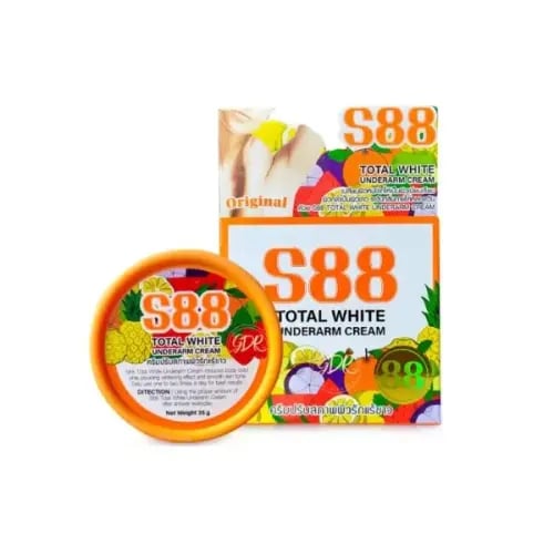 s88 توتال وايت كريم تفتيح تحت الإبط 35 جرام