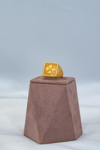 خاتم وردة الياسمين شمع – ذهب عيار 21