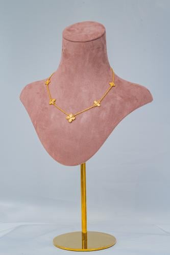 عقد 5 وردات – ذهب عيار 21