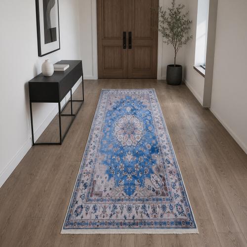 Luxurious passage rug with an oriental design 100×...