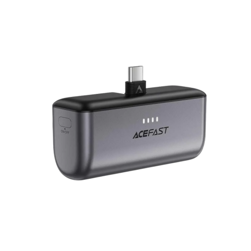 باور بانك AceFast M9 بسعة 5000mAh وقابس USB-C مدمج...