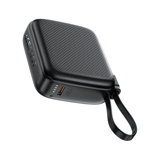 باور بانك AceFast 10000mAh بقوة 20 واط مع كابل USB...