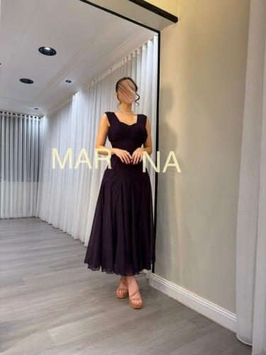 فستان ميس ( فستان ليلكي جورجيت )