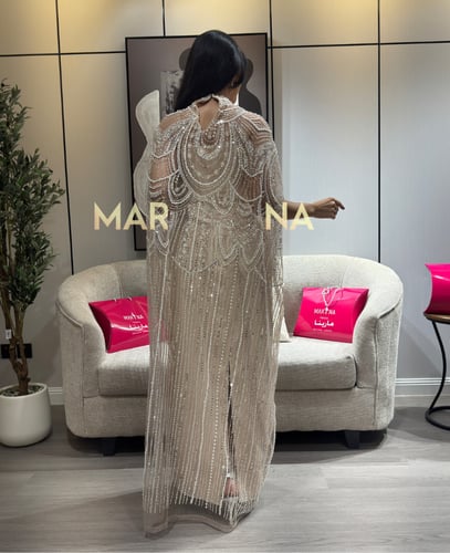 فستان نجوى (فستان قطعتين بطانه باربي وشك سهره راقي...