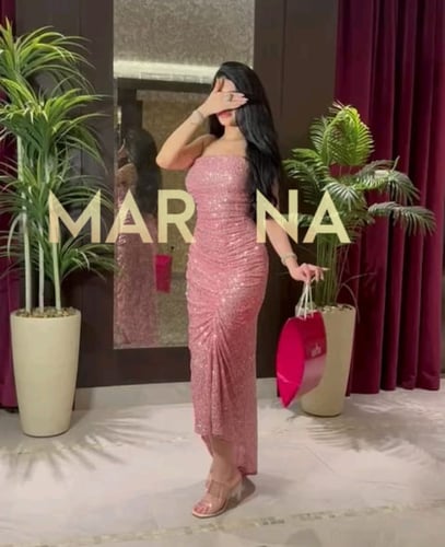 فستان هيام (فستان ترتر ميد أنيق)