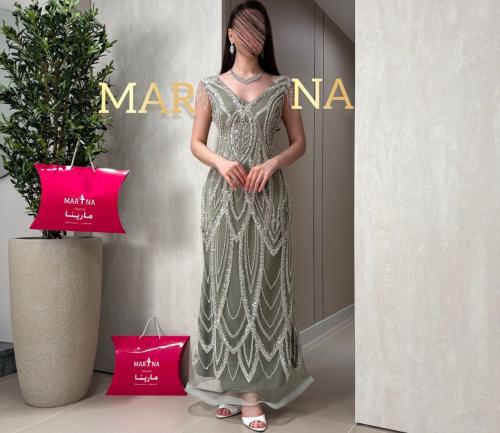 فستان اصاله ( فستان تيفاني شك سهره راقي )
