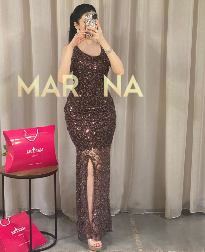 فستان سلطانة (فستان قطعه لول أنيق راقي)