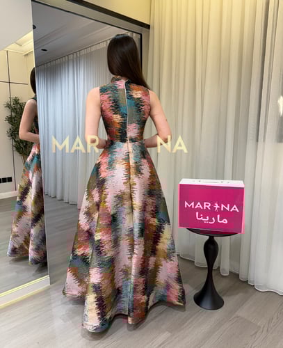 فستان سليفا (فستان برنت ميكادو جيبون تركي)