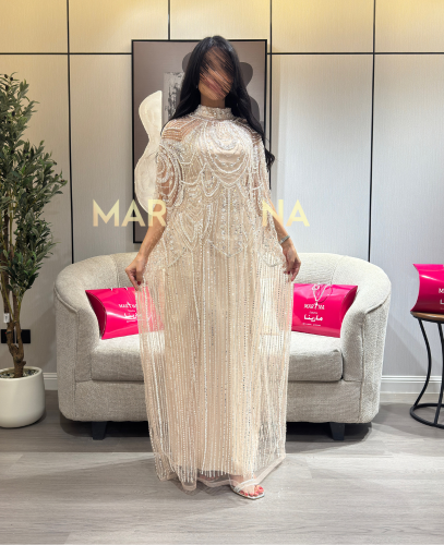 فستان نجوى (فستان قطعتين بطانه باربي وشك سهره راقي...