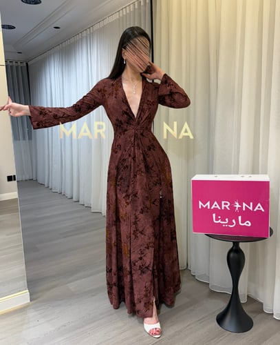 فستان ليندا (فستان ناعم مشجر)