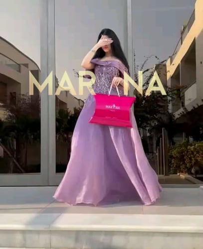 فستان نجود (فستان اورجنزا كلوش أنيق)