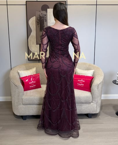 فستان لمياء توتي (فستان توتي كلفه شك راقيه انيقه)