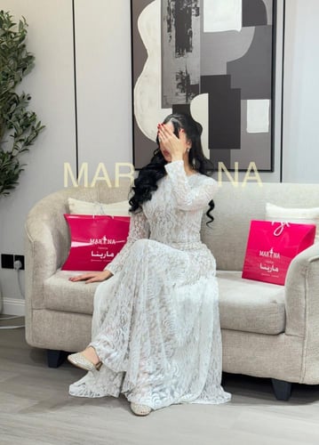 فستان نوران (فستان سكري دانتيل مبطن )