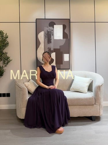 فستان ميس ( فستان ليلكي جورجيت )