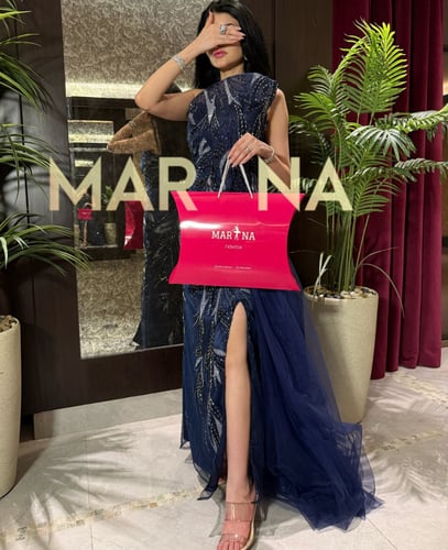 فستان مروج (فستان قطعة راقية مع تل)