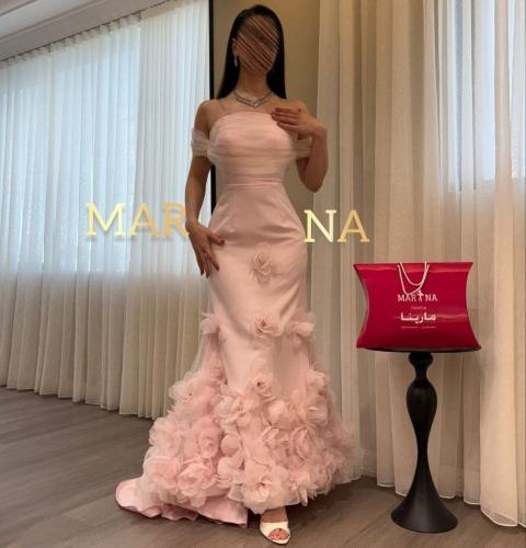 فستان فريحه( فستان بنكي باربي وتل تيواني ورود قص ل...