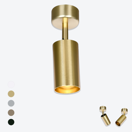 إطار اضاءة ذهبي مدور فردي قابل للتوجيه بدون لمبات...