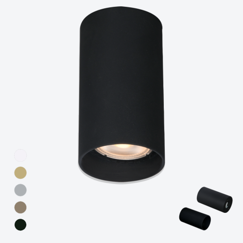إطار إنارة سقفى ثابت دائرى أسود FORS-3-3-B