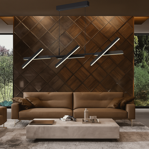 ثريا معلقة مودرن أسود 59 واط -3000 كلفن - زاوية ال...