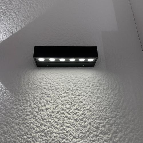 وحده إضاءة جداري خارجيه 6 وات, 3000 كلفن, درجة حما...