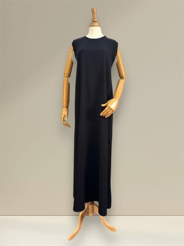 فستان عباية كتان - D1