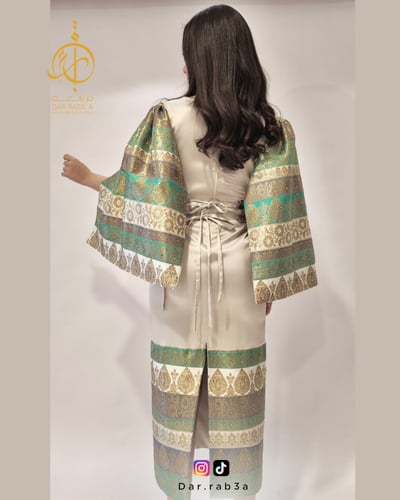 جلابية خليجية كم مفتوح - J100