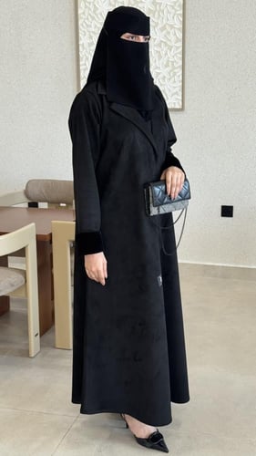 عبايه شتويه قماش شمواه