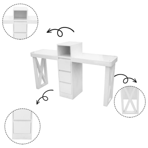 طاولة منكير ابيض BH511