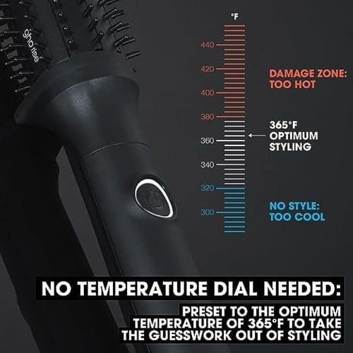 جي اتش دي فرشاة رايز فوليوم - لون اسود