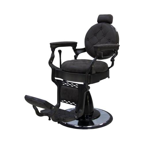 كرسي حلاقة كلاسيك بني غامق AW-9147C