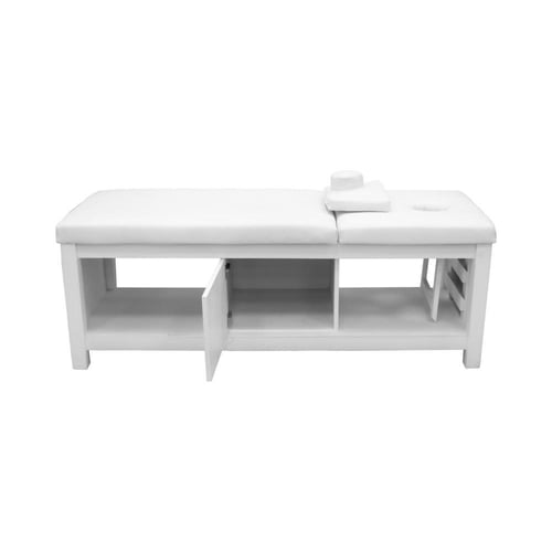 سرير مساج خشب ابيض WB5003