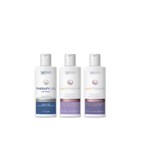 مجموعة تمليس الشعر من سورالي ١٢٠ مل