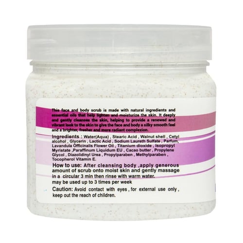 جلوبال ستار صنفرة تقشير الوجه والجسم برائحة زهرة ا...