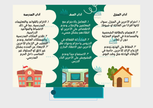 مطوية آداب التعامل مع الاخرين