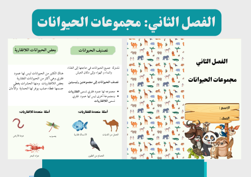 مطوية مجموعات الحيوانات