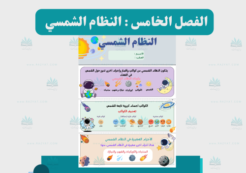 مطوية النظام الشمسي