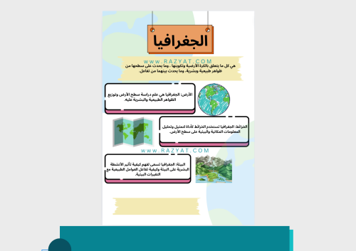 مطوية ماهي الجغرافيا؟