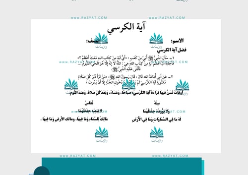 مطوية آية الكرسي