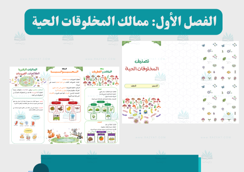 مطوية تصنيف المخلوقات الحية
