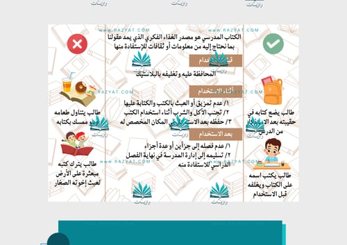 مطوية العناية بالكتاب